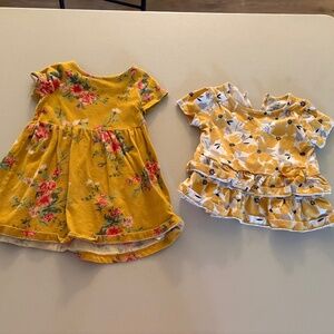 Yellow dress /top . Size 18 , 18-24 months . Bundle listing